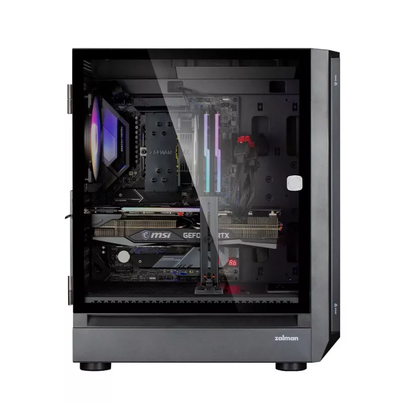Computerbehuizing Zalman i6 zwart, ATX, zwart