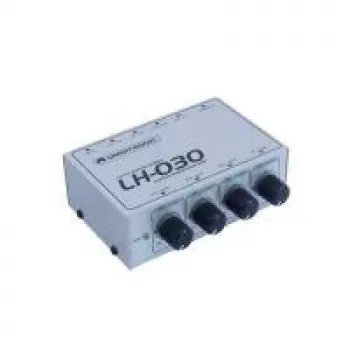 Hoofdtelefoonversterker Omnitronic LH-030, 3,5-mm-jack, 100 mW uitgang