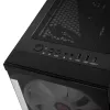 SILENOS PRO zwarte versie met ARGB-ventilator en gehard glas