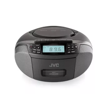 Radio-speler JVC RC-E444B zwart met cd-speler en FM-tuner