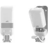 Zeep- en desinfectiemiddeldispenser Tork 564100 wit met hendel voor vloeibare zeep en desinfectiemiddel, wandmontage handmatig