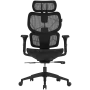 CANYON gamingstoel Ventra MOCH01 mesh zwart