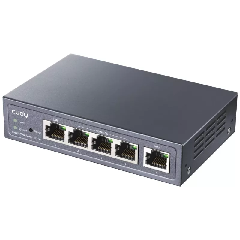Cudy Gigabit Multi-WAN VPN-router bekabelde router Fast Ethernet, Gigabit Ethernet grijs