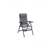 Campingstoel Outwell Kenai 4 poten, maximale belasting 120 kg, grijs