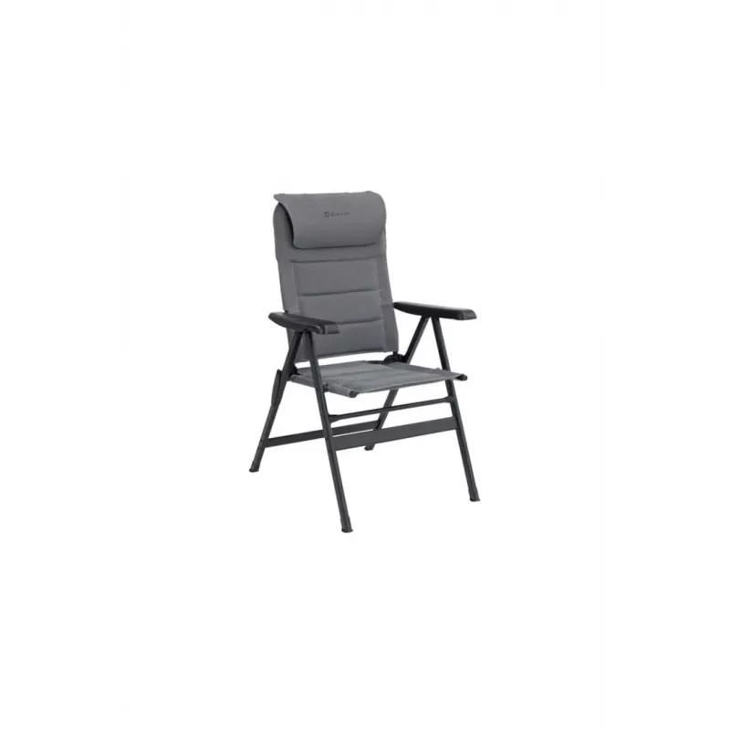 Campingstoel Outwell Kenai 4 poten, maximale belasting 120 kg, grijs