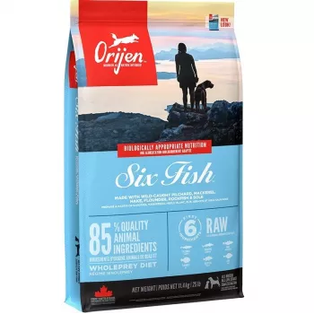 ORIJEN Six Fish - Droogvoer voor honden - 11,4 kg