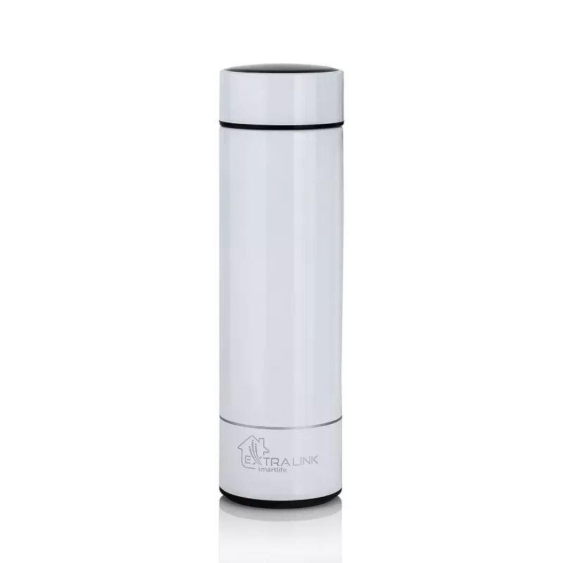 Extralink Smart Travel Mug wit, thermobeker met temperatuurweergave