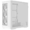 Computerbehuizing AEROCOOL D520A midi-tower ATX Tempered Glass RGB — wit