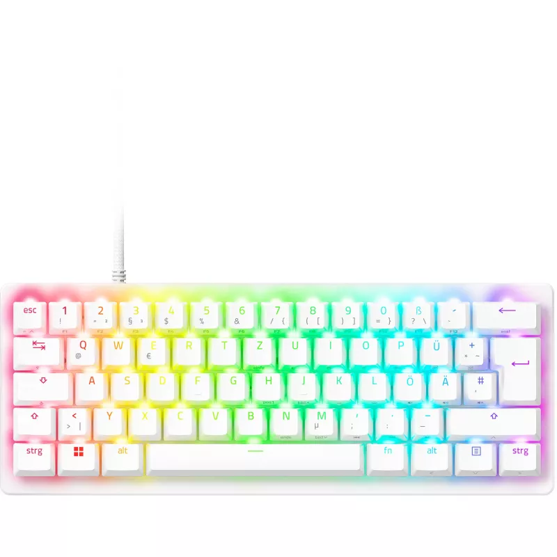 Razer Huntsman V3 Pro Mini - wit - Duits toetsenbordlayout P - toetsenbord - optisch (RZ03-04992000-R3G1)