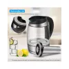 Forme FKG-448 glazen elektrische waterkoker, 1,8 l, 2200 W, temperatuurregeling, grijs