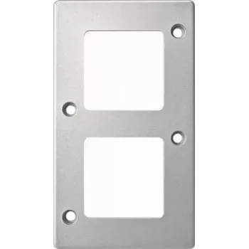 Merten 480260 wandplaat/schakelaarafdekking zilver (480260)