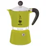 Bialetti Rainbow 0,06 L aluminium thermoplast groen koffiezetapparaat