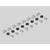 Delock - rack-inbouw - zwart - 1U - 48,3 cm (19 inch)