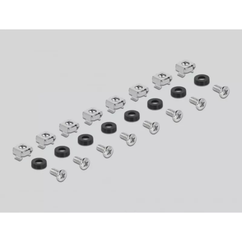 Delock - rack-inbouw - zwart - 1U - 48,3 cm (19 inch)