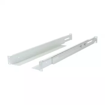Montage L-profielrail ALLNET verstelbare lengte 502–849 mm lichtgrijs, paar