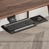 Maclean toetsenbordhouder onder tafel, verstelbaar, max. 5 kg, zwart, MC-156 B