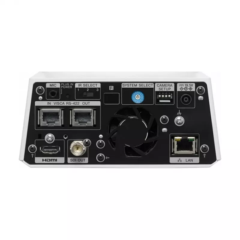 Sony SRG-A12 PTZ-conferentiecamera, 4K 3840 x 2160, 8,5 MP CMOS, 60 fps, 12x optische zoom, HDMI, SDI, PoE+, wit