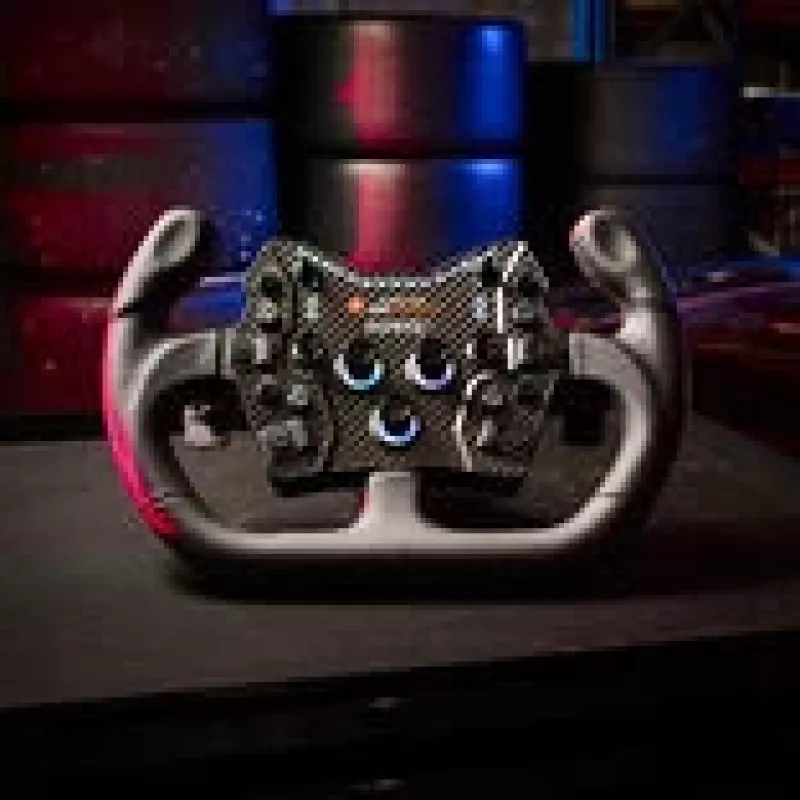 Gaming button box Asetek Forte GT V2 zwart oranje met USB-aansluiting