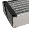 Radiatorblok Aqua-Computer 33706 — aluminium/koper/rvs, 320×140×73 mm, grijs/zilver