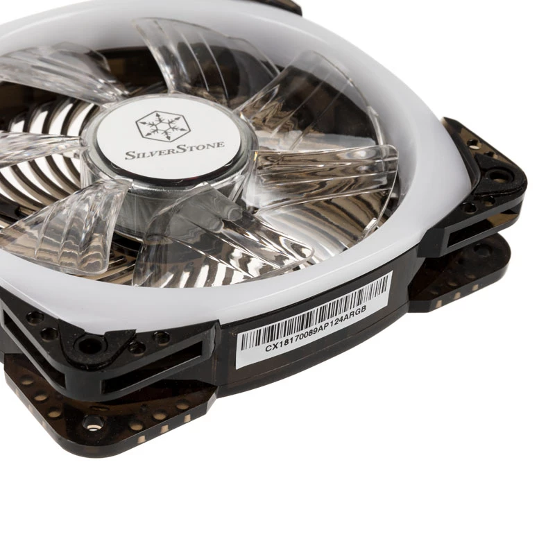 SilverStone SST-AP124-ARGB 120mm ARGB behuizingsventilator - zwart