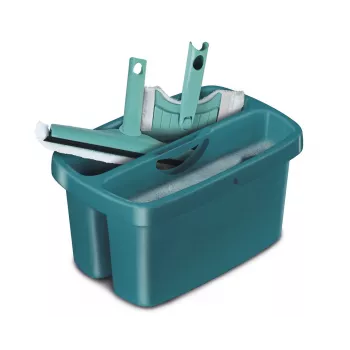 Leifheit Combi Box 1052001 emmer met geïntegreerde pers en ergonomische greep