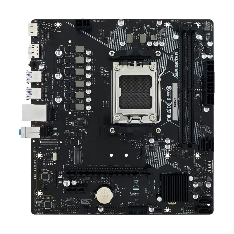 Biostar A620MS AM5 Micro-ATX-Moederbord