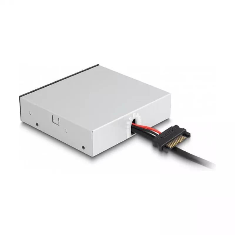 DeLOCK 64208 USB-pin-header-hub 19 pin 5000 Mbit/s zwart grijs