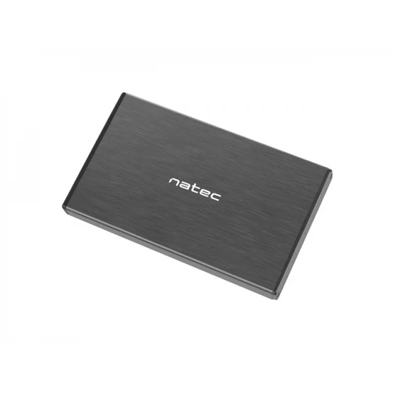 NATEC RHINO GO behuizing USB 3.0 voor 2,5'' SATA HDD/SSD, zwart aluminium