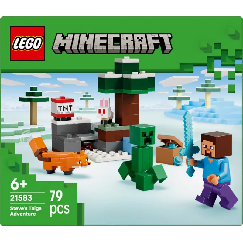 LEGO MINECRAFT 21583 Steves taiga-avontuur