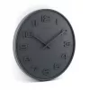 NeXtime 3096GS - wandklok - quartzklok - rond - grijs - hout - volwassenen
