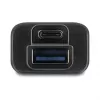 DELOCK USB 3.2 Gen 1 (3.1 Gen 1) 4-poorts hub met Type-A + Type-C host (5000 Mbit/s) zwart/transparant