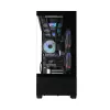 PC-behuizing CHRONIX V2 mid tower ARGB ventilator x3 zwart