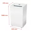 HSM Pure 940 Papiervernietiger, 165 l, 3,9x40 mm
