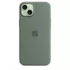 Apple iPhone 15 Plus silicone case met MagSafe - Cypress