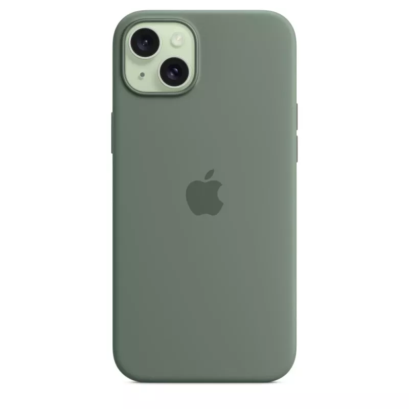 Apple iPhone 15 Plus silicone case met MagSafe - Cypress