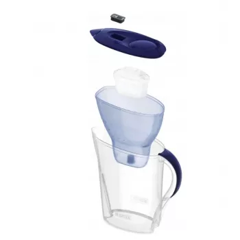 Waterfilterkan BRITA Marella 2,4 l met 3 Pure Performance cartridges, Maxtra Pro, blauw