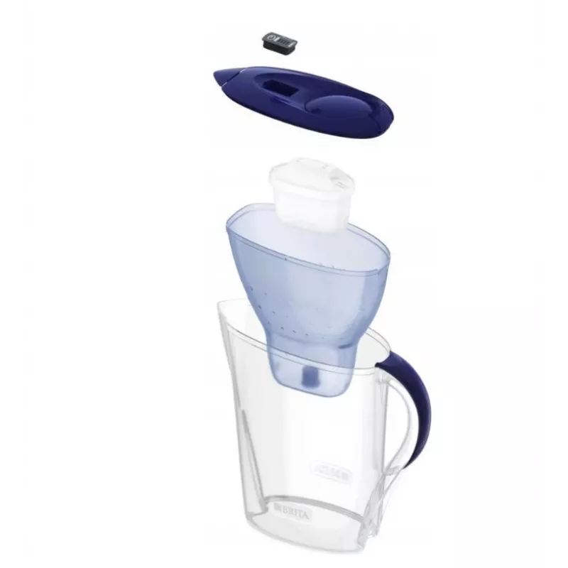 Waterfilterkan BRITA Marella 2,4 l met 3 Pure Performance cartridges, Maxtra Pro, blauw