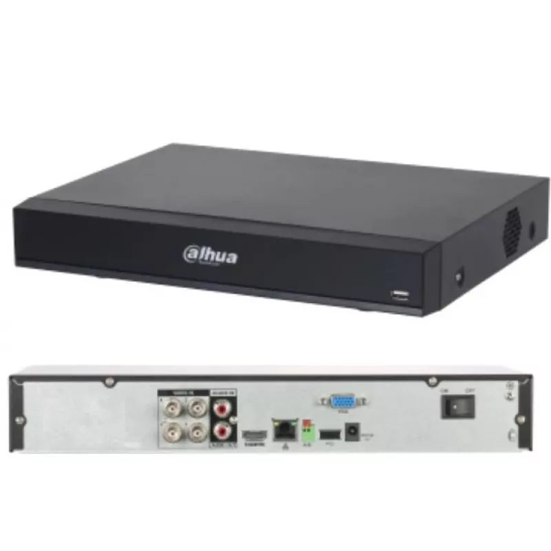 DAHUA DVR 4CH HDCVI XVR7104H-4K-I3 4K-resolutie pentabrid-recorder, 4 kanalen