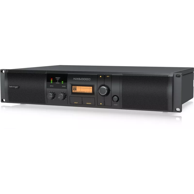 Behringer NX6000D audioversterker 2.0 kanalen home zwart