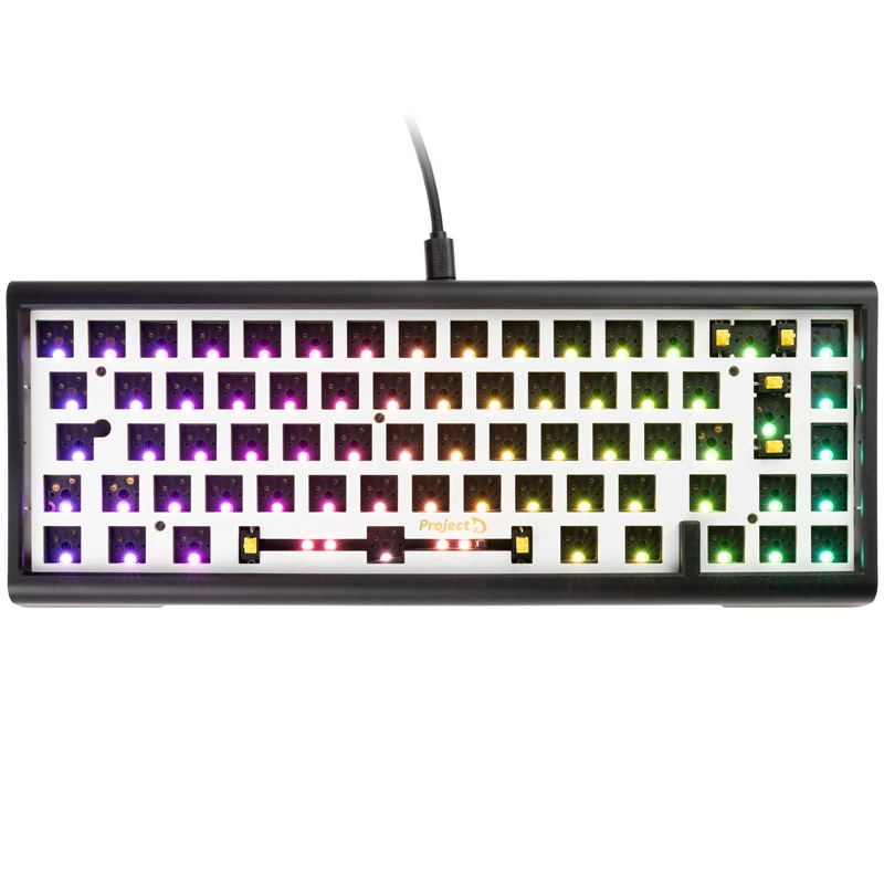 Ducky Tinker 65 Barebone-toetsenbord Gaming USB Duits Zwart
