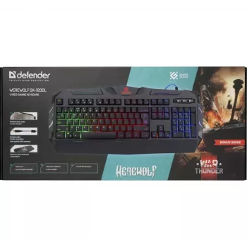 Defender gaming-toetsenbord WEREWOLF GK-120DL
