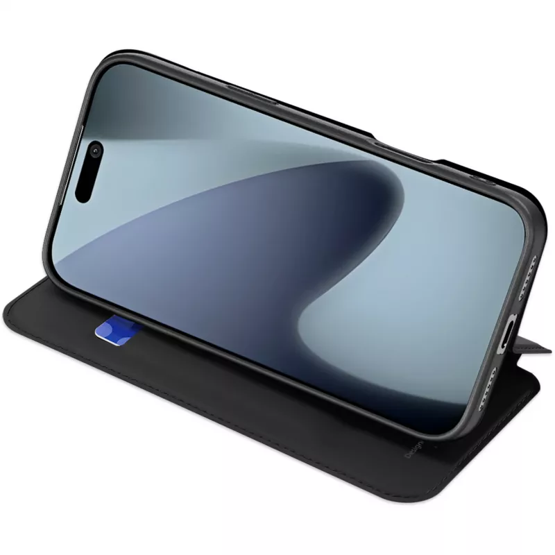 Nevox Vario Series Boekhoesje voor iPhone 17 Pro, zwart