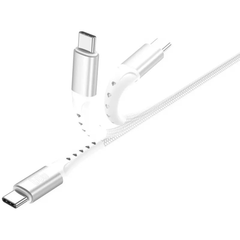 USB-kabel 4smarts 541452 1,5 m USB-C wit 0,48 Gbit/s