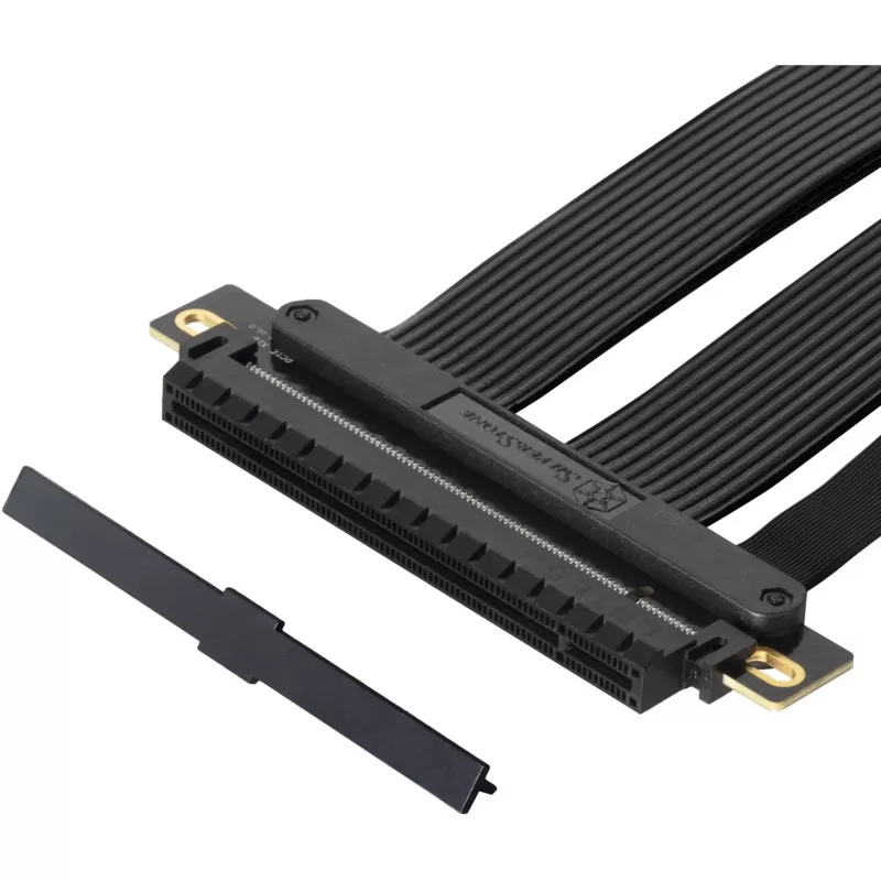 SilverStone SST-RC05-220 PCIe 4.0 x16 riserkabel, 22 cm, zwart