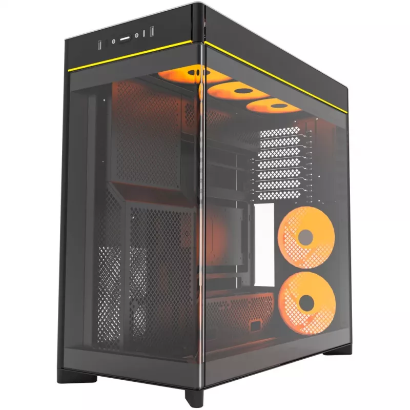 Montech HS02 PRO Midi Tower zwart