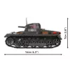 Bouwset Cobi Panzer I Ausf. B – 654 onderdelen, gedetailleerd modelbouwset