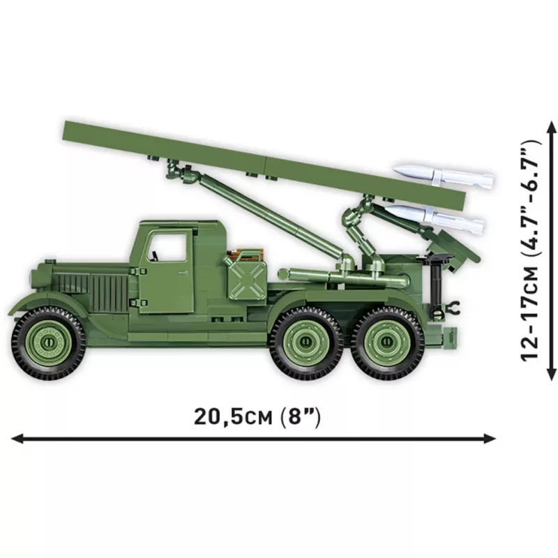 COBI bouwstenen BM-13 Katjoesja ZIS-6 440 onderdelen