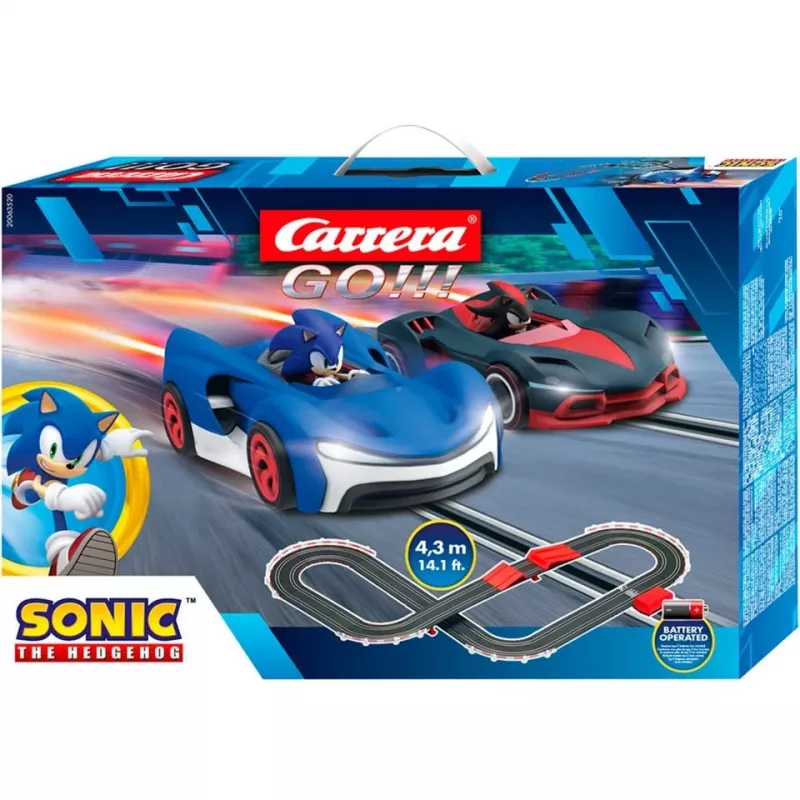 CARRERA GO Sonic baan 4,3 m + steile bocht 20063520