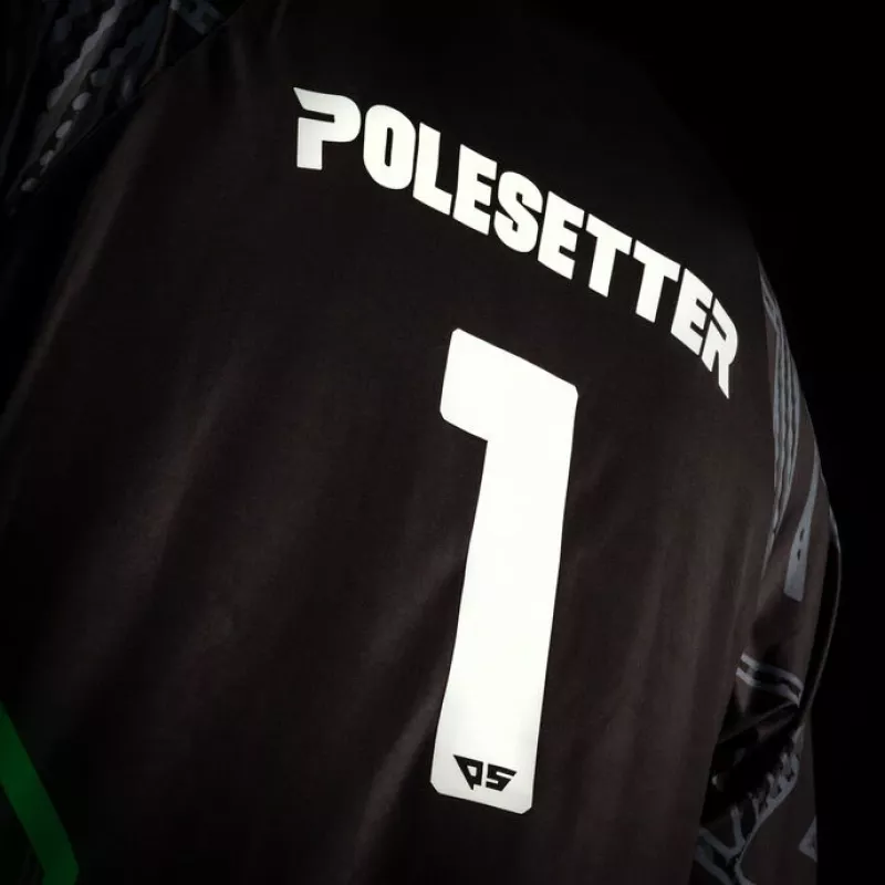 Polesetter ONE simracing-shirt groen - S
