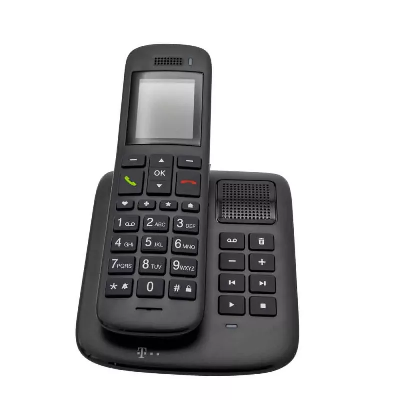 Telekom Sinus A 32 DECT-telefoon met nummerherkenning ebony